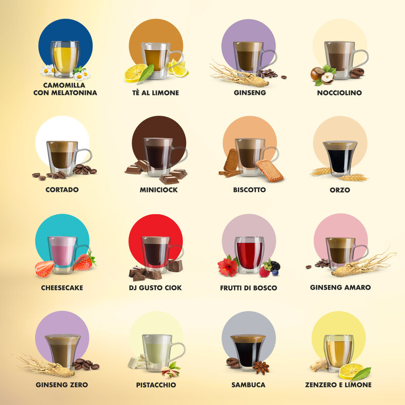 10 Capsule Borbone Nespresso®* – Bevanda (GUSTI VARI)